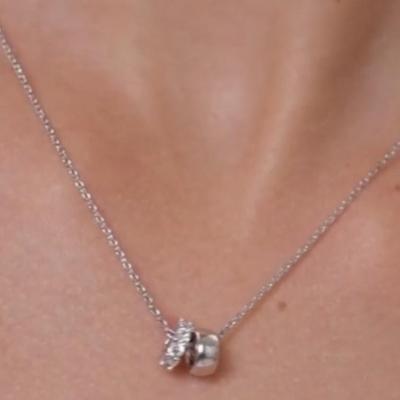 14kt white Gold Overlay Necklace