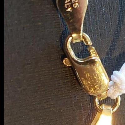 Zales 14kt Gold over 925 sterling silver curb chain Zales 14kt gold over 925 sterling silver curb chain 18" New in package