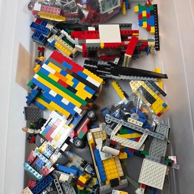 Large Bulk LEGO Lot – 10"x10"x10 Box Full – Genuine Mixed Pieces, Builds, Minifig Parts