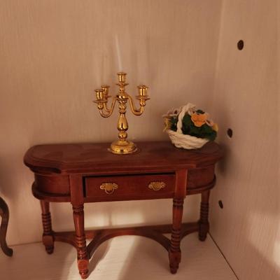 2 Side Tables w/ Candles