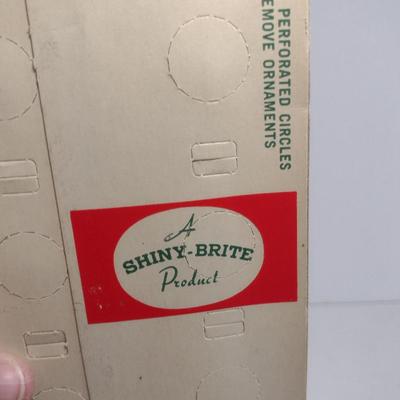 Shiny Brite Glass Ball Ornaments with Original Box- Made in USA