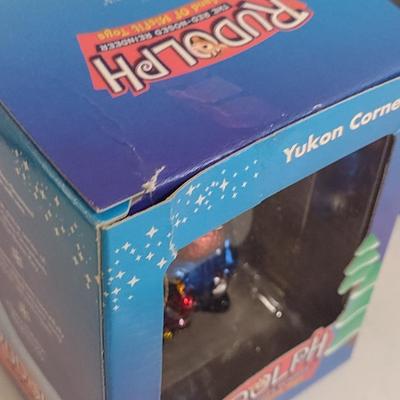 Collection of Glass Ornaments with Original Boxes from 'Rudolph the Red Nosed Reindeer'- Issued in 2002