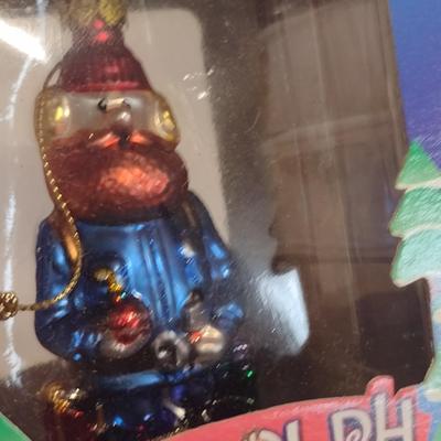 Collection of Glass Ornaments with Original Boxes from 'Rudolph the Red Nosed Reindeer'- Issued in 2002