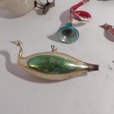 Collection of Vintage Mercury Glass Ornaments