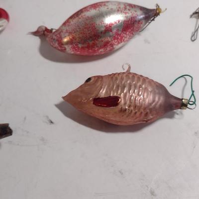 Collection of Vintage Mercury Glass Ornaments