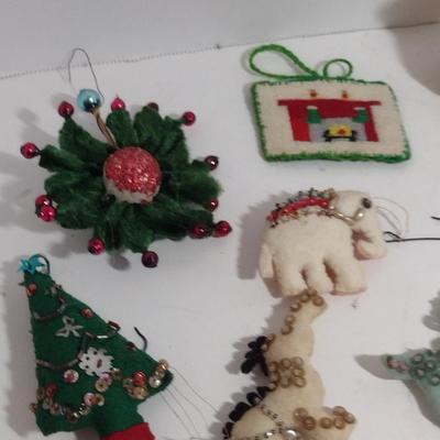 Collection of Hand Made Christmas Decor- Ornaments, Advent Calendars, Tree Skirt, etc.
