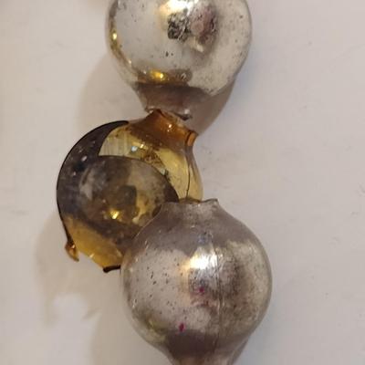 Collection of Vintage MCM Glass Bead String Garland- Three Strands