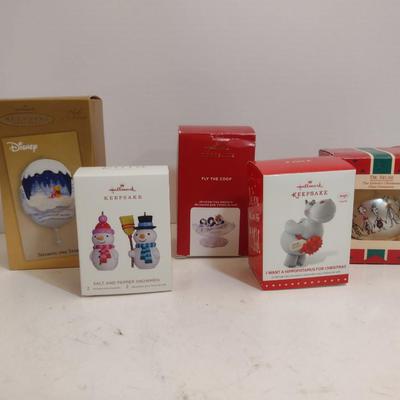 Collection of Hallmark Keepsake Ornaments/Salt & Pepper Shakers with Original Boxes