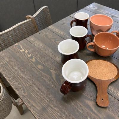 Mixed Assortment of Cups and Bowls