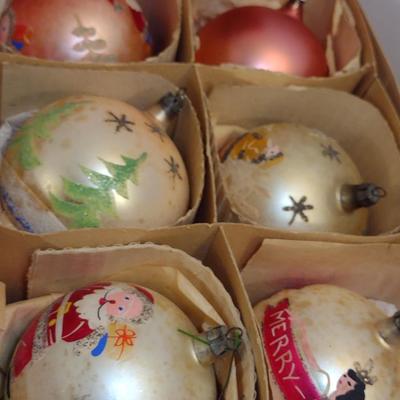 Collection of Glass Ornaments- Mostly Vintage- Some Shiny Brite (#1)