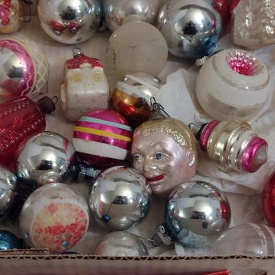 Collection of Glass Ornaments- Mostly Vintage- Some Shiny Brite (#1)