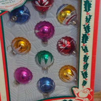 Collection of Glass Ornaments- Mostly Vintage- Some Shiny Brite (#1)