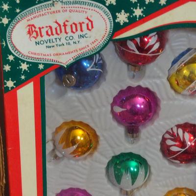 Collection of Glass Ornaments- Mostly Vintage- Some Shiny Brite (#1)