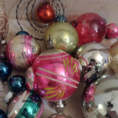 Collection of Glass Ornaments- Mostly Vintage- Some Shiny Brite (#2)