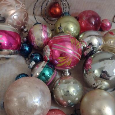 Collection of Glass Ornaments- Mostly Vintage- Some Shiny Brite (#2)