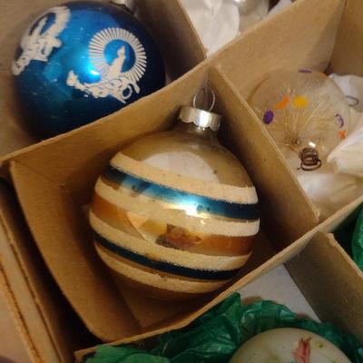Collection of Glass Ornaments- Mostly Vintage- Some Shiny Brite (#2)