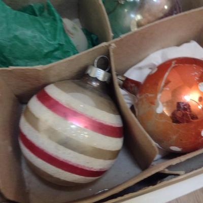 Collection of Glass Ornaments- Mostly Vintage- Some Shiny Brite (#2)