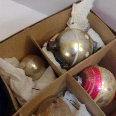 Collection of Glass Ornaments- Mostly Vintage- Some Shiny Brite (#2)