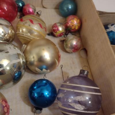 Collection of Glass Ornaments- Mostly Vintage- Some Shiny Brite (#2)