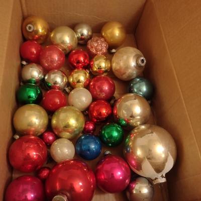 Collection of Glass Ornaments- Mostly Vintage- Some Shiny Brite (#2)