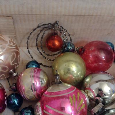 Collection of Glass Ornaments- Mostly Vintage- Some Shiny Brite (#2)