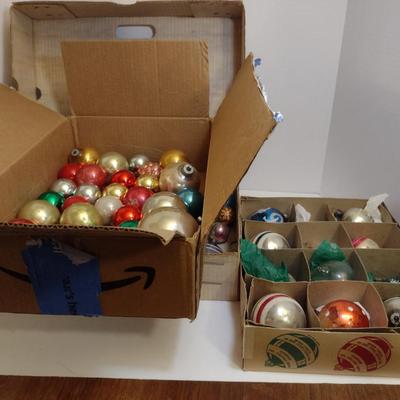 Collection of Glass Ornaments- Mostly Vintage- Some Shiny Brite (#2)