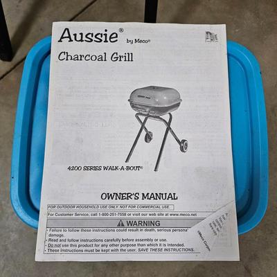 Aussie 4200 Series Walk-A-Bout Charcoal Grill (G1-JS)