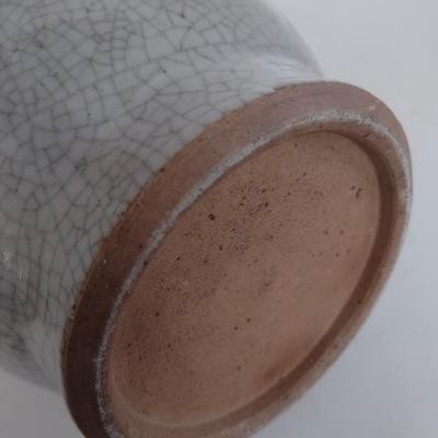 Vintage Crackle Glaze Chinese Pottery Vase