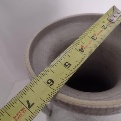 Vintage Crackle Glaze Chinese Pottery Vase