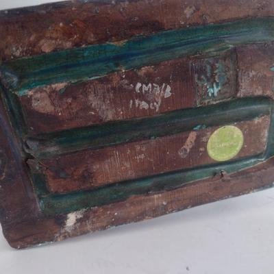 Pair of Turquoise Glaze Ceramic Chinese Statuette and Vase