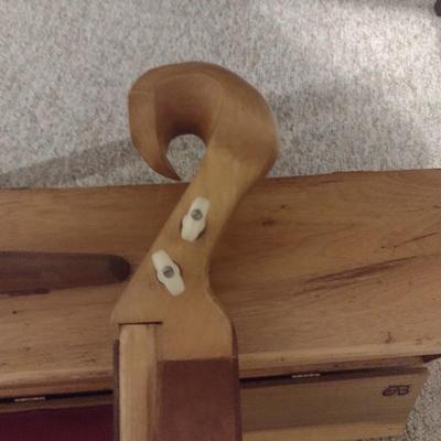 Hand Crafted Mountain Dulcimer with Personized Solid Wood Carry Case