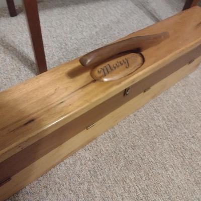 Hand Crafted Mountain Dulcimer with Personized Solid Wood Carry Case