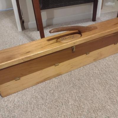 Hand Crafted Mountain Dulcimer with Personized Solid Wood Carry Case