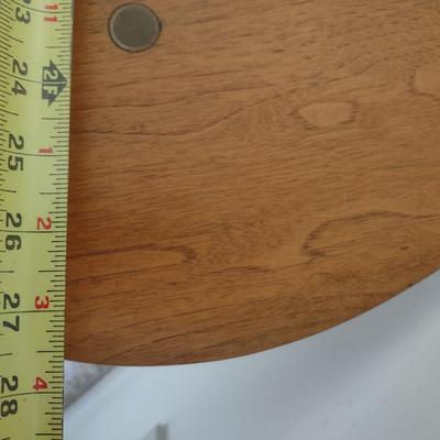 Mid-Century Modern Dux Scandinavian Guitar Pick Accent Table