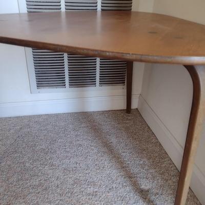 Mid-Century Modern Dux Scandinavian Guitar Pick Accent Table