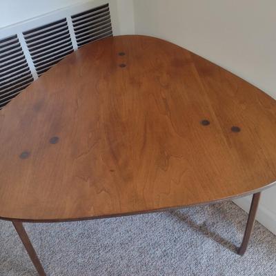 Mid-Century Modern Dux Scandinavian Guitar Pick Accent Table