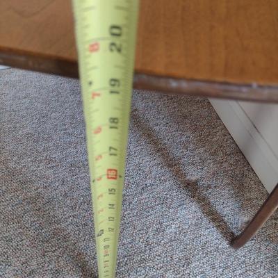 Mid-Century Modern Dux Scandinavian Guitar Pick Accent Table