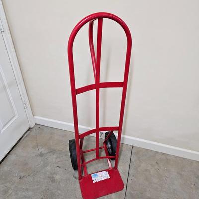 Pair of Red Hand Trucks Including Milwaukee (G1-JS)