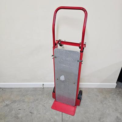 Pair of Red Hand Trucks Including Milwaukee (G1-JS)