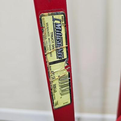 Pair of Red Hand Trucks Including Milwaukee (G1-JS)