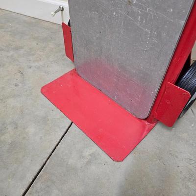 Pair of Red Hand Trucks Including Milwaukee (G1-JS)
