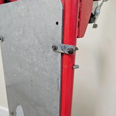 Pair of Red Hand Trucks Including Milwaukee (G1-JS)