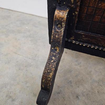 Vintage Mosaic Tile & Wood Fireplace Screen (G1-JS)