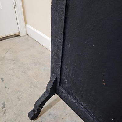 Vintage Mosaic Tile & Wood Fireplace Screen (G1-JS)