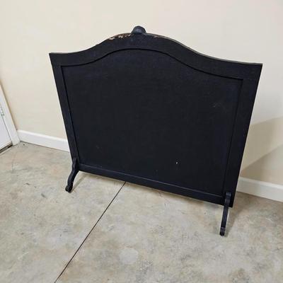 Vintage Mosaic Tile & Wood Fireplace Screen (G1-JS)