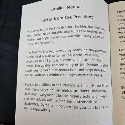 Perkins Brailler Mechanical Braille Writer (G1-JS)