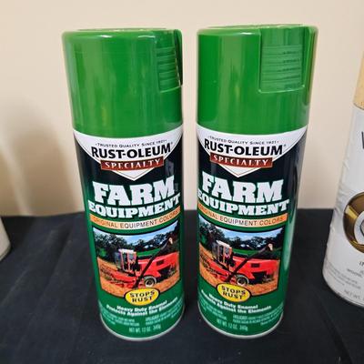 Assortment of New Enamel Spray Paint (G1-JS)