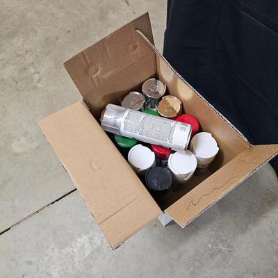 Assortment of New Enamel Spray Paint (G1-JS)