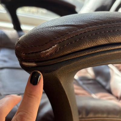 Faux Leather Office Chair (O-LR)