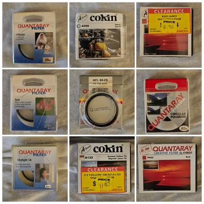 Selection of Quantaray, Sunpak & More Photo Filters and Adapters (G1-JS)